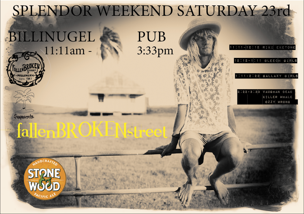 FBS x Pre-Splendour Bender!!! @ the Billinugel Pub