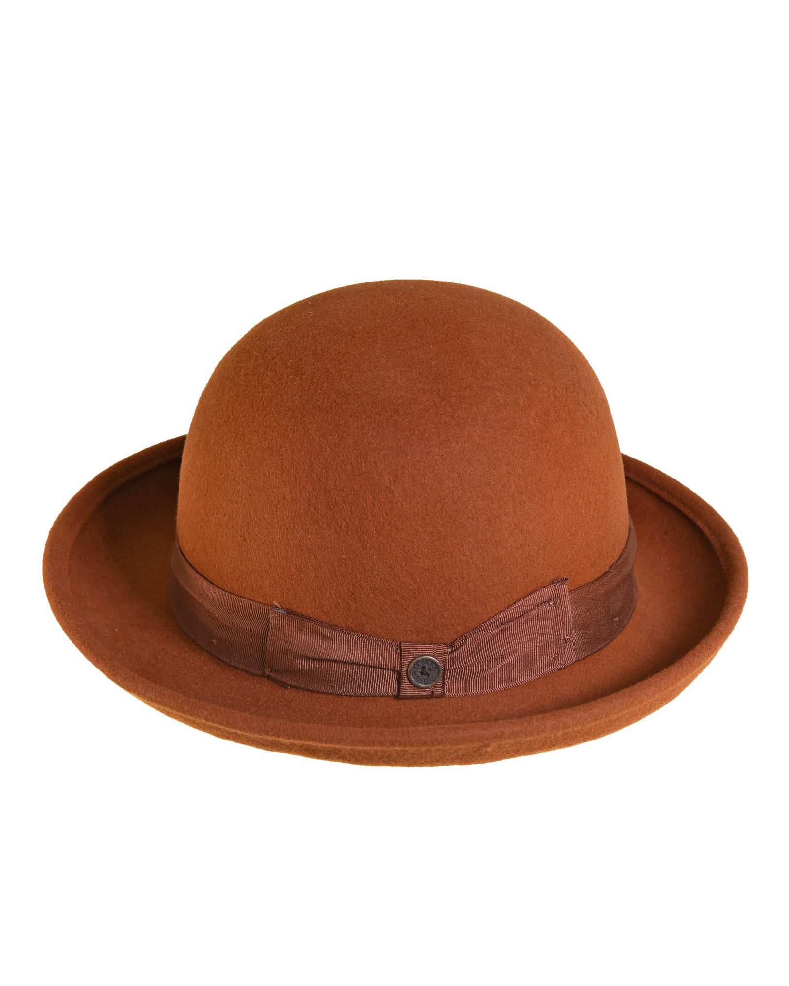 The Game Keeper Felt Hat – Kids – Brown by FallenBROKENstreet. Wool felt bowler hat with leather inner band, silky lining, and grosgrain trim.