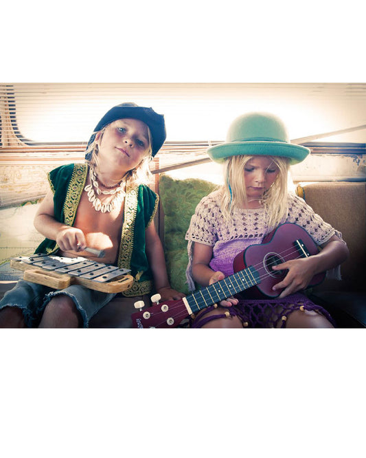 Model wearing The Game Keeper Felt Hat – Kids – Brown by FallenBROKENstreet. Wool felt bowler with playful vintage style.