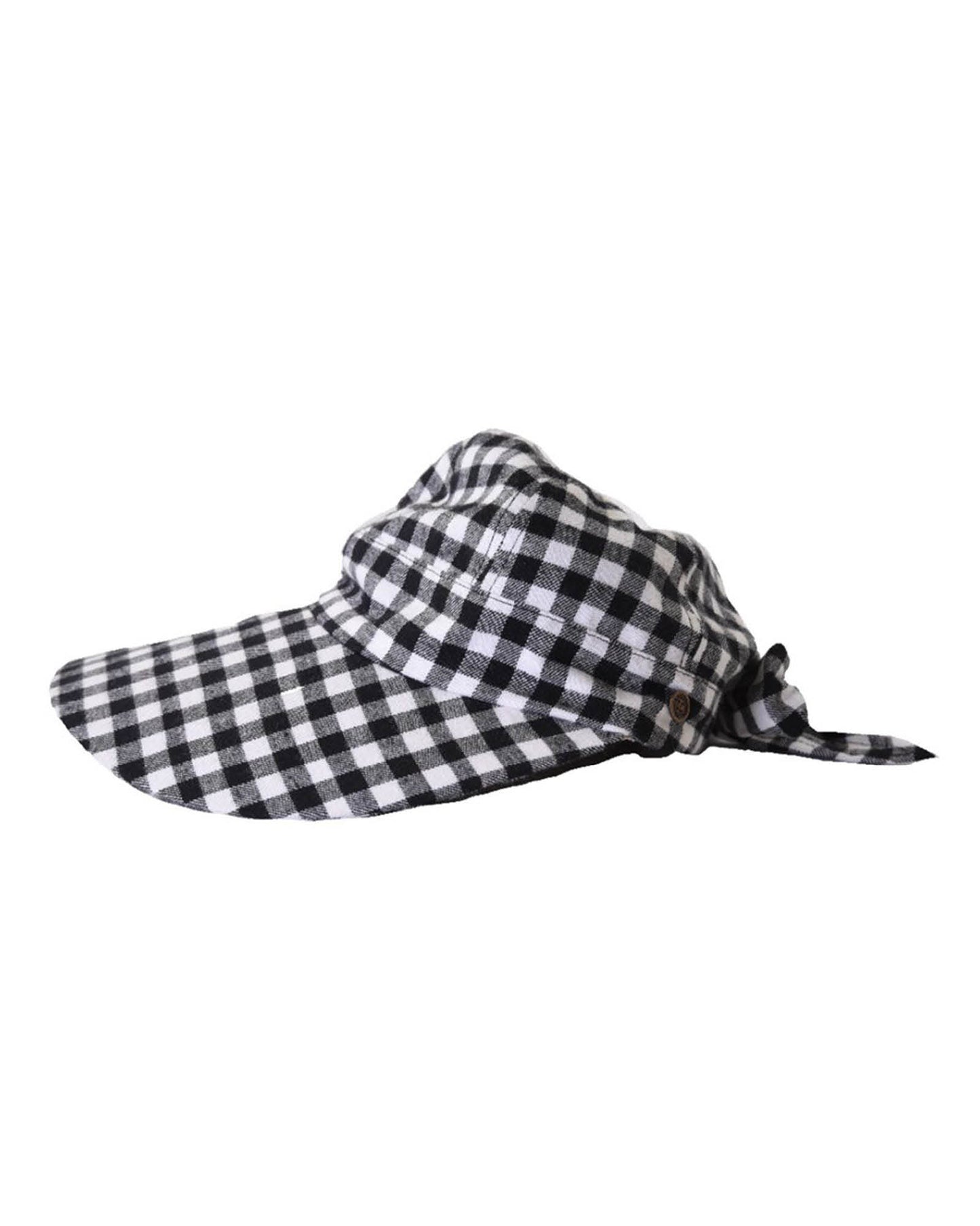 Half Court Cap Black, cotton hat with bow back and FallenBROKENstreet signature button.