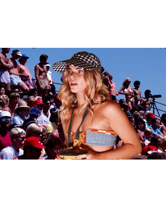 FallenBROKENstreet Half Court Cap – Black, adjustable cotton cap with bow-tied elastic back.