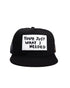 Front view of FBS x Marty Baptist Needed Cap in black with “You&