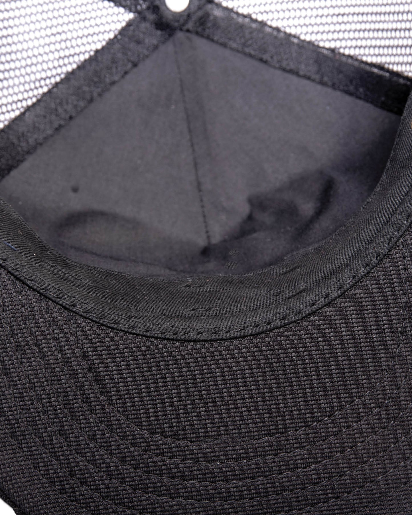 Under brim view showing internal lining and hidden Marty Baptist signature