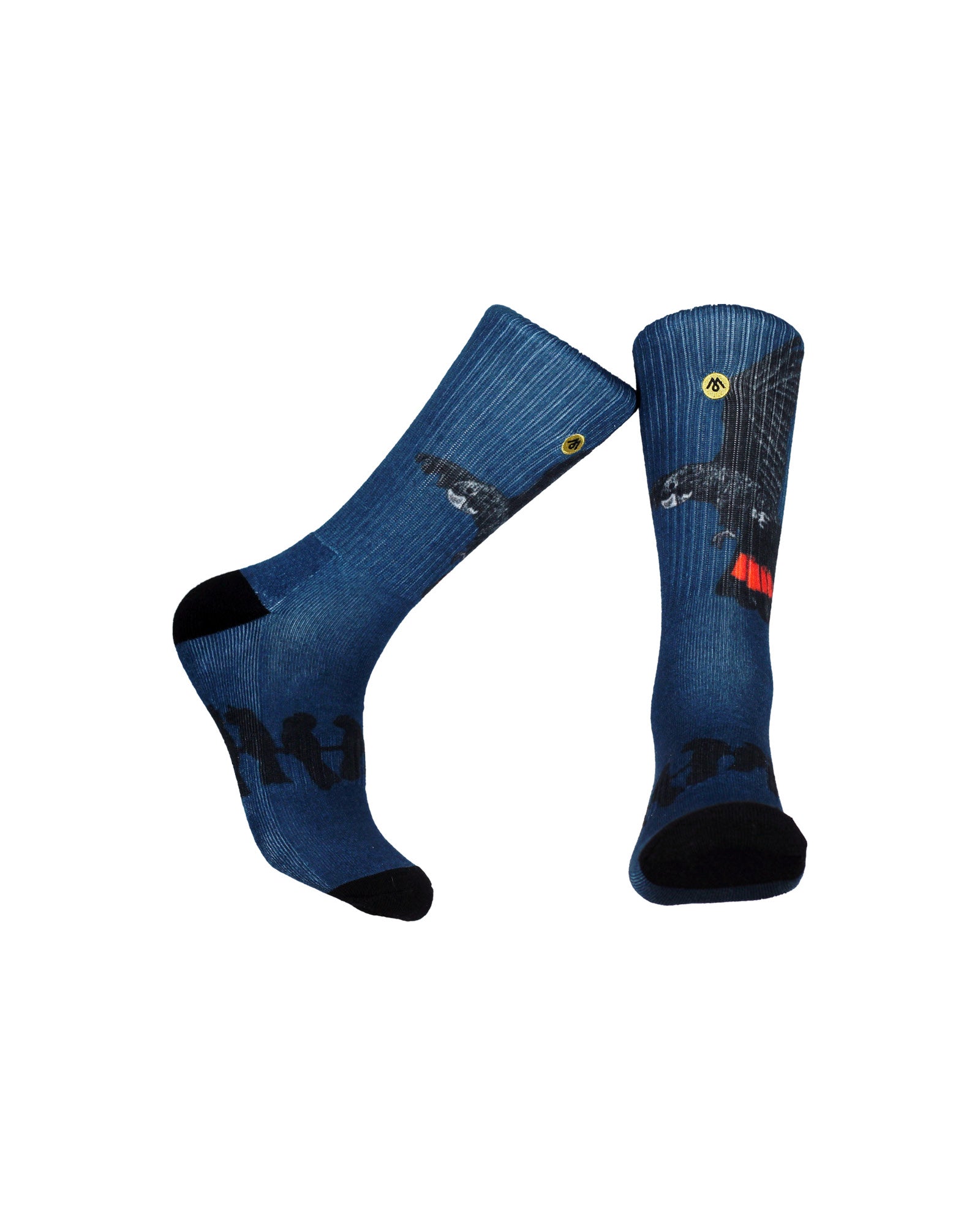 Mennie Socks – Red Tailed Black Cockatoo