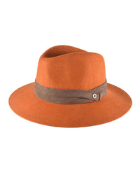 The Moment Wide Felt Hat - Rusty Orange - fallenBROKENstreet