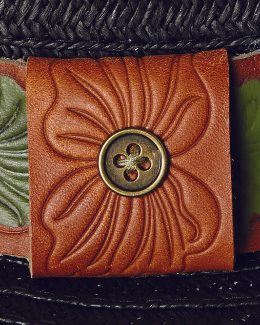 The Wanderer Straw Hat - Black