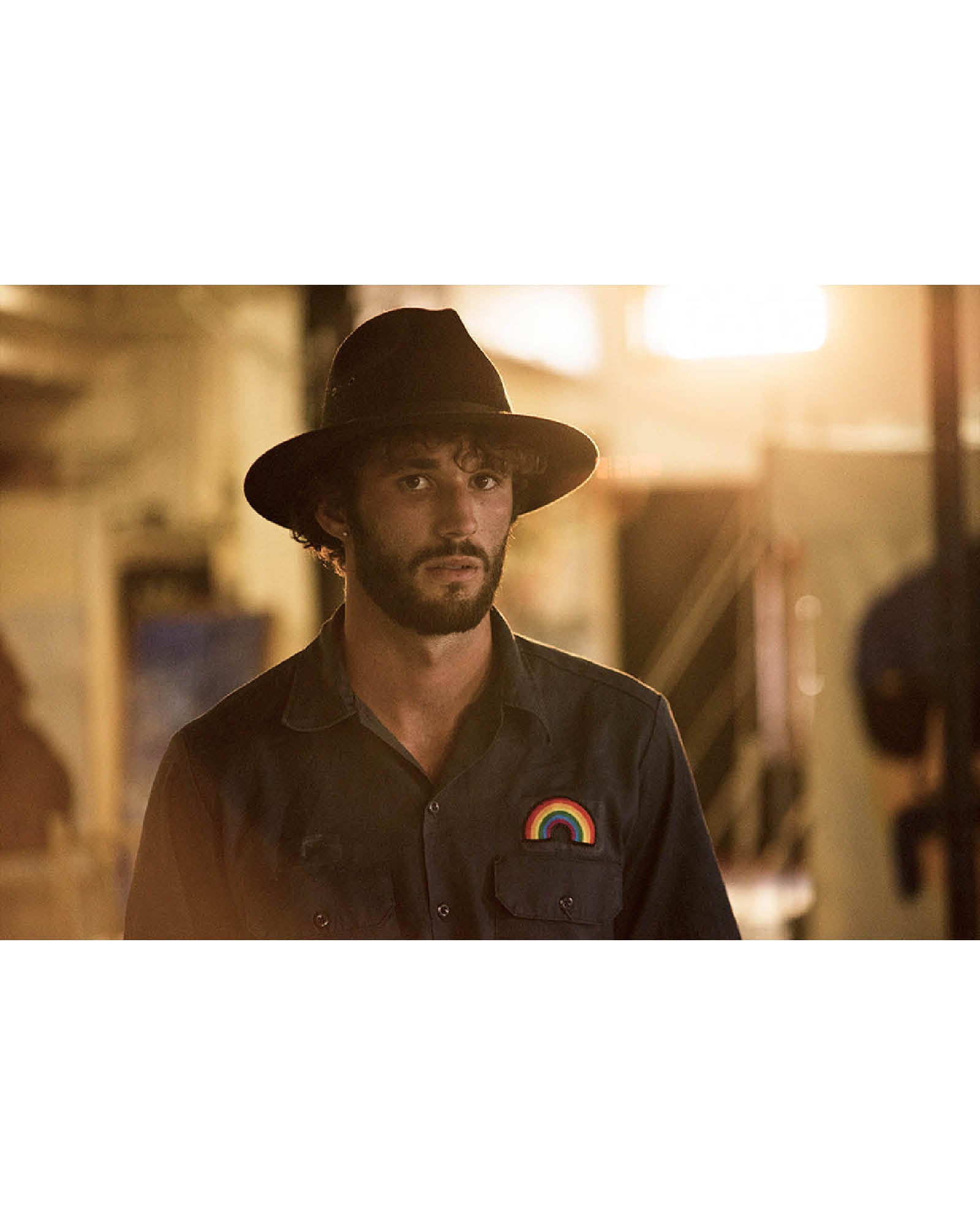 Close-up of The Crushable Ratatat Felt Hat showing fine wool texture, stitched brim, and debossed leather band.