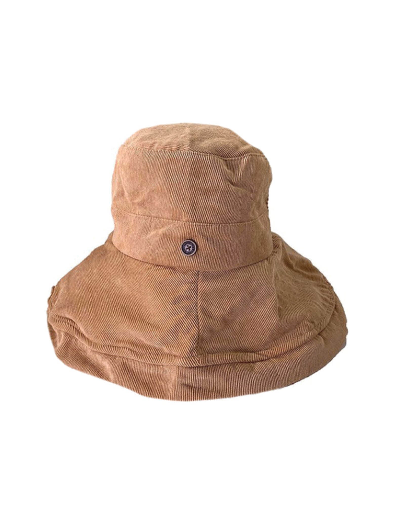 Tan Sunday Bucket Hat Oversized Wide Brim Fallen Broken Street