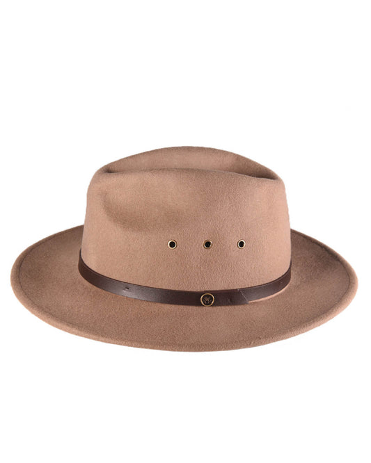 Kids Ratatat Felt Hat – Tan by FallenBROKENstreet, 53cm wool felt with cotton inner band.