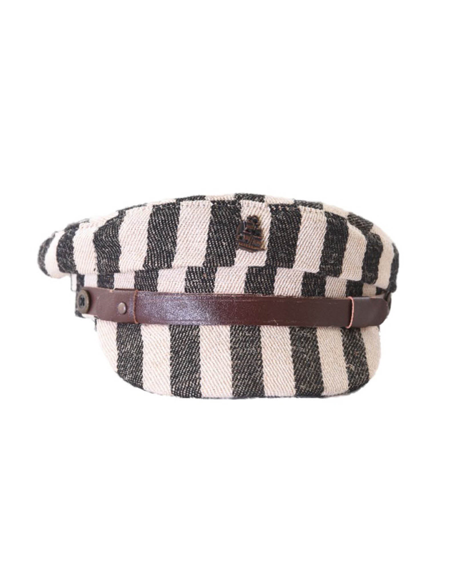 The Sea Cap Rayure Noire