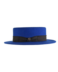 The Trip Felt Hat - Blue on Black - fallenBROKENstreet