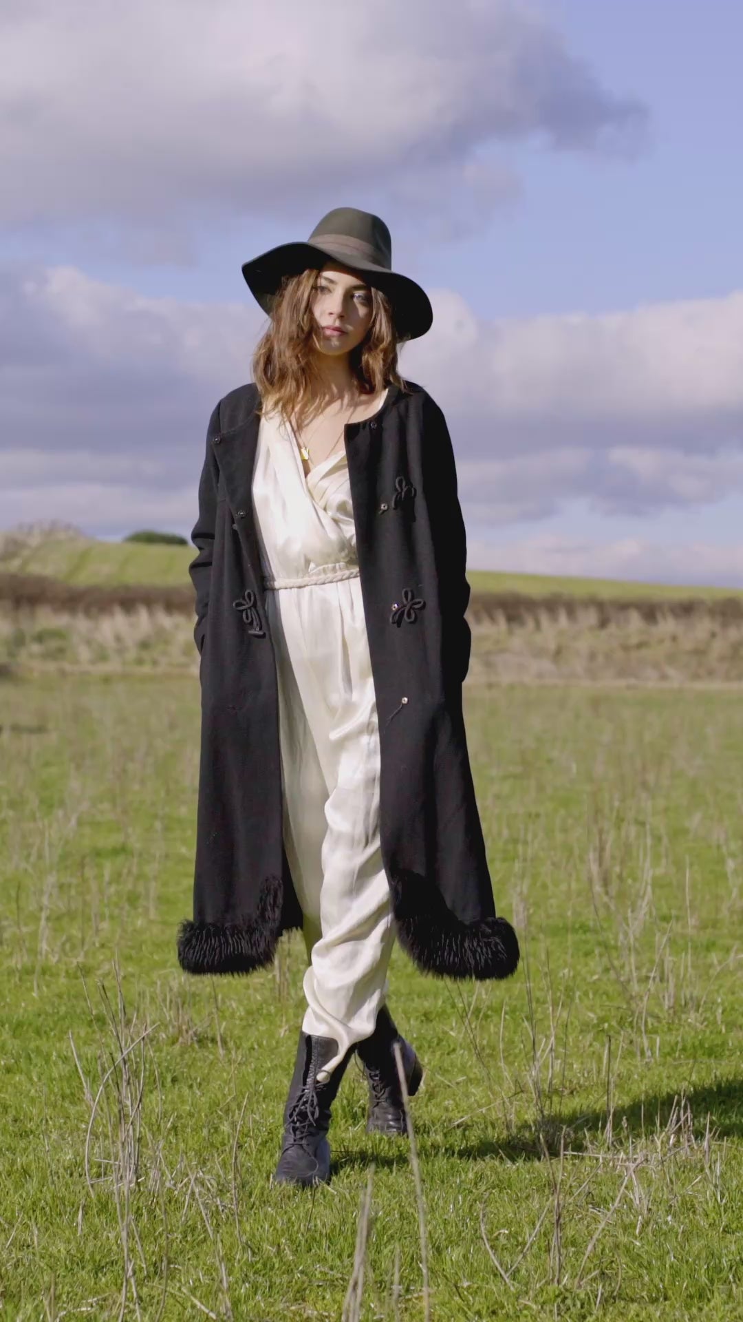 The Moment Wide Felt Hat - Dusty Green | fallenBROKENstreet