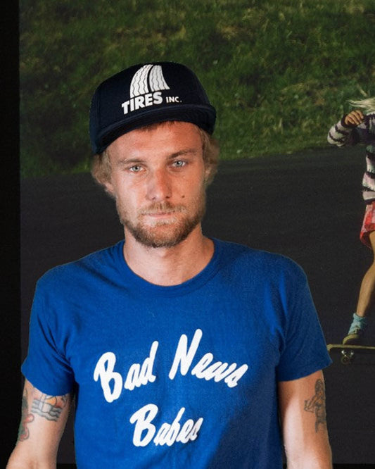 FallenBROKENstreet Tires Cap, nylon flat brim cap with bold logo patch.