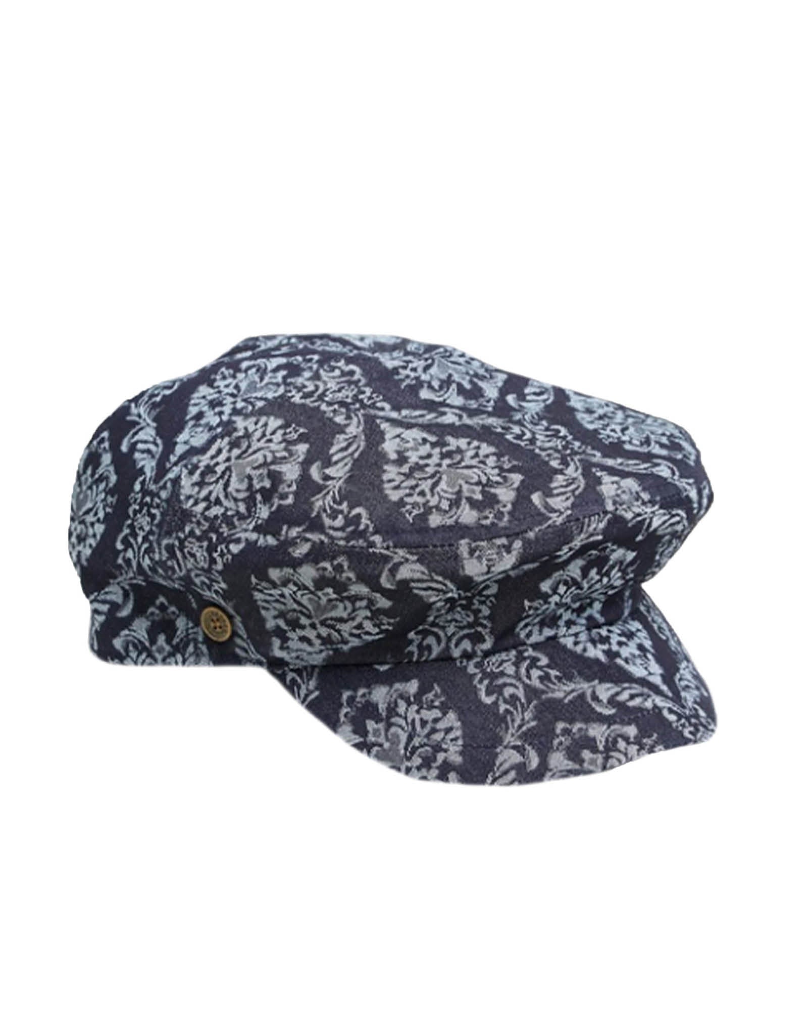 Tapestry Baker Boy hat The Tay - Patchwork Baker Boy Cap - Harris Tweed - 100% Wool  main image 3