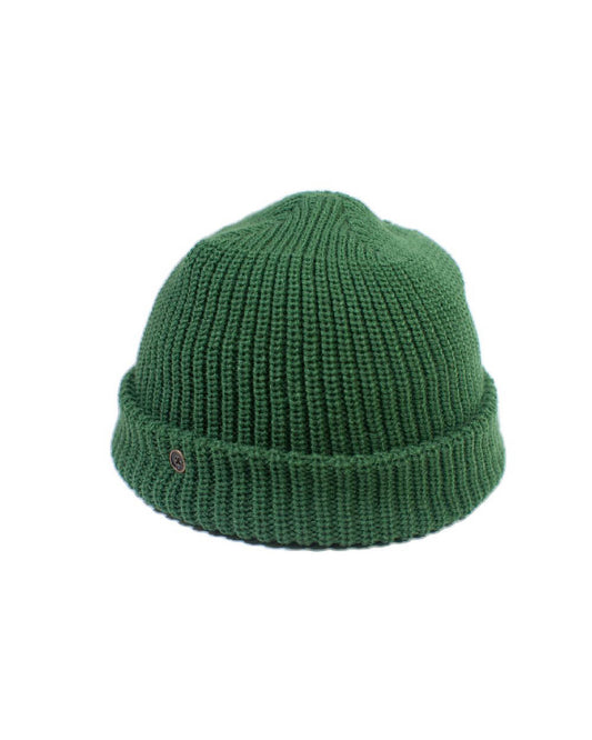 FallenBROKENstreet Wally Beanie – Green, unisex knit hat in soft acrylic.