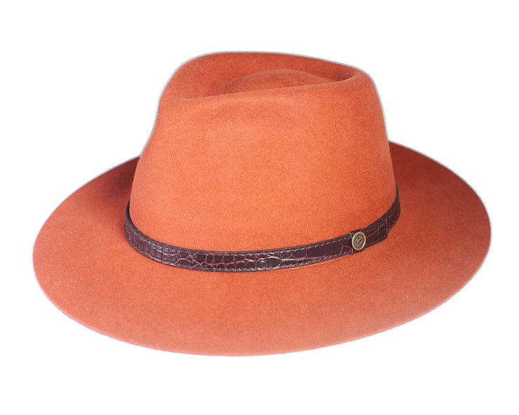 The Dingo Felt Hat - Rust