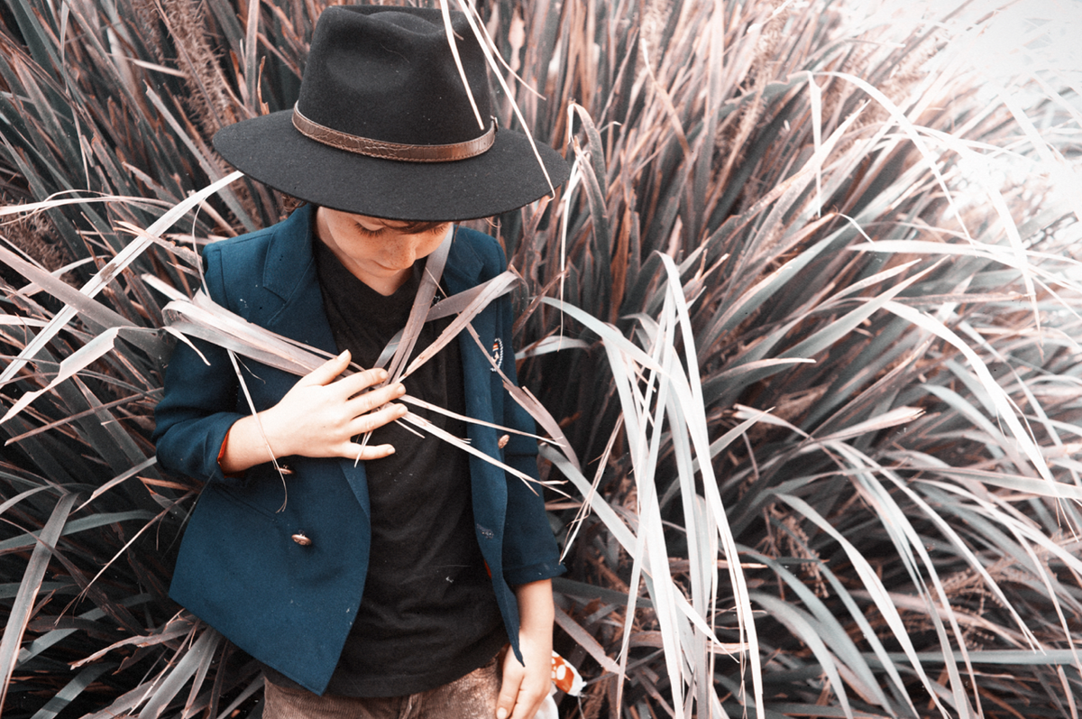 The Dingo Felt Hat Kids BLACK fallenBROKENstreet