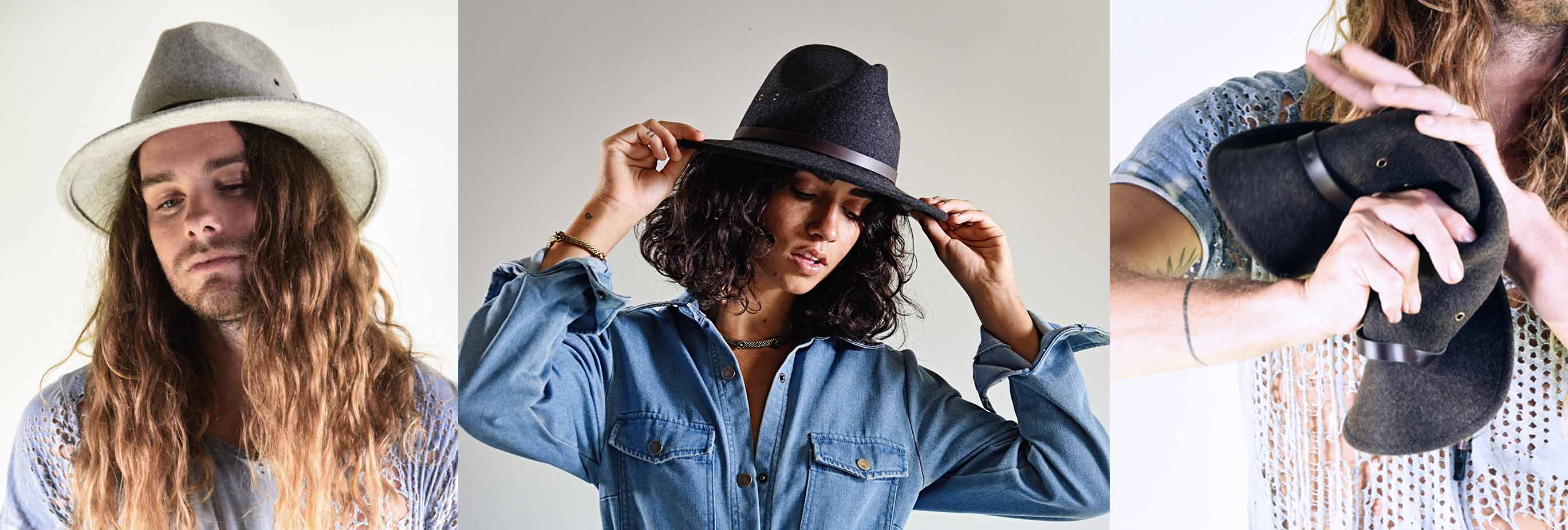 fallen BROKENstreet MILLINERY.　　フェルトハット fallen BROKENstreet MILLINERY. フェルトハット - メルカリ