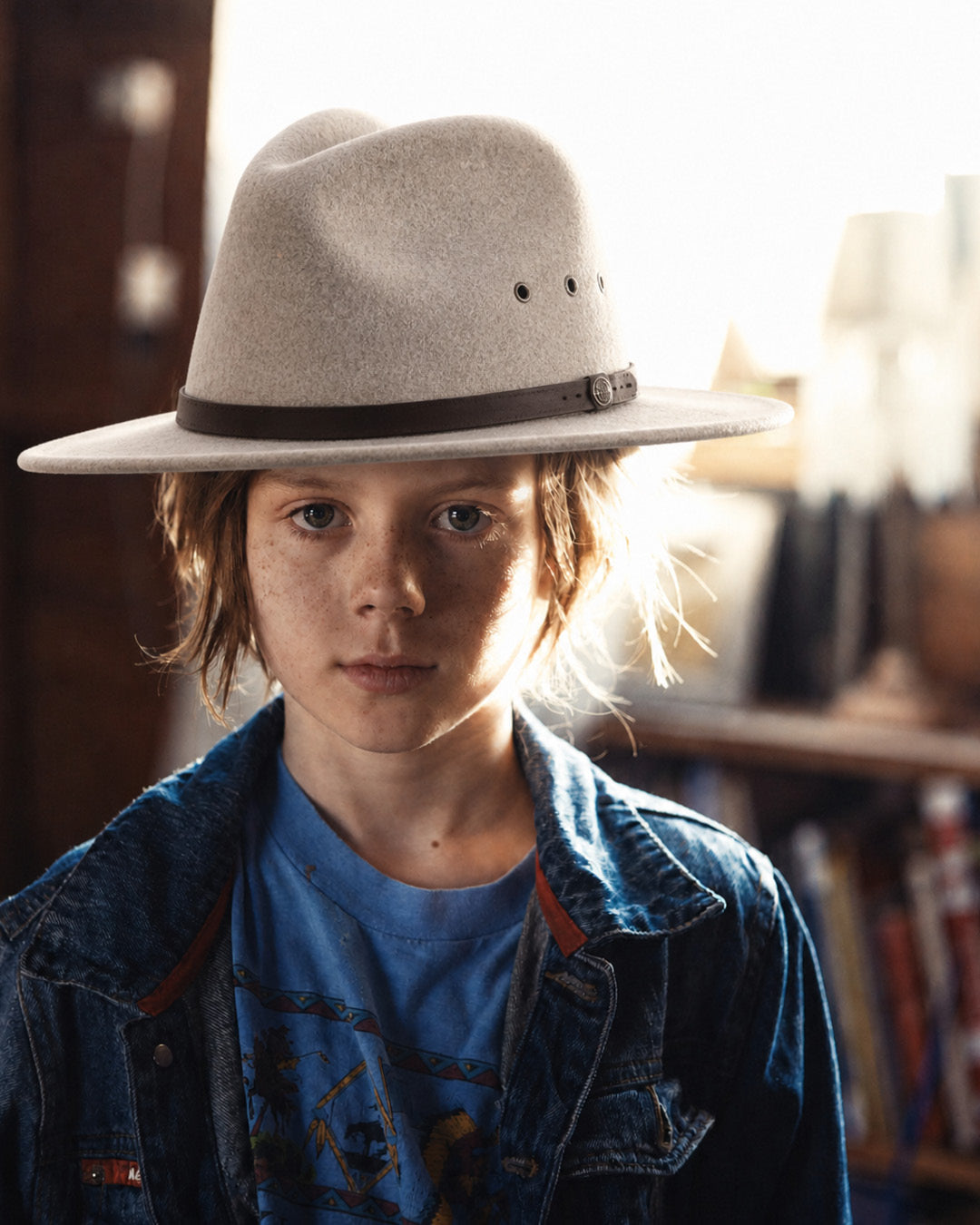 The Ratatat Crushable Felt Hat – Fawn – Kids || Soft Packable Wool Hat