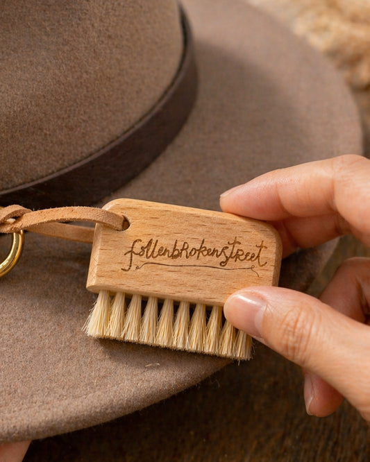 Mini Wooden Hat Brush – FallenBROKENstreet