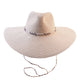 The Paloma - Wide Brim Natural Straw Hat