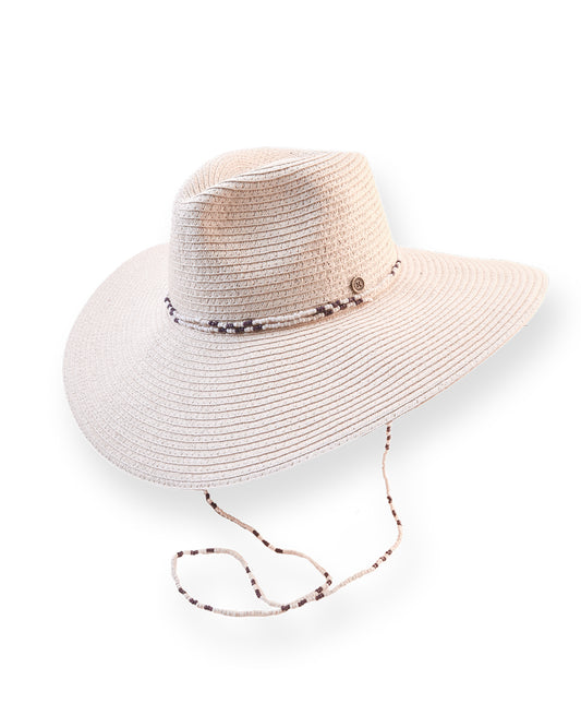 The Paloma - Wide Brim Natural Straw Hat