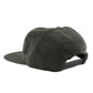 back view Kids grey corduroy snapback hat with embroidered koala on front, flat brim and classic snap fit – Fallenbrokenstreet kids cap.