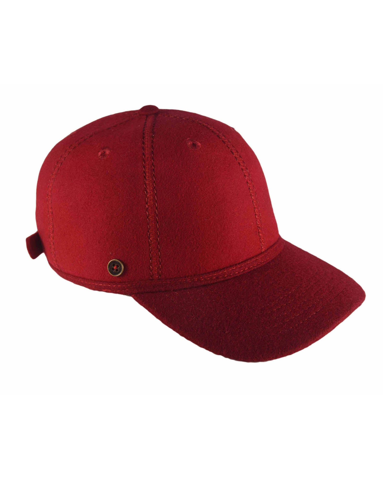 The Catch Six Panel  Cap - RED