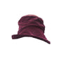 FallenBROKENstreet Cosmic Girl Bucket Hat – Kids – Maroon Velvet, soft velvet festival hat.