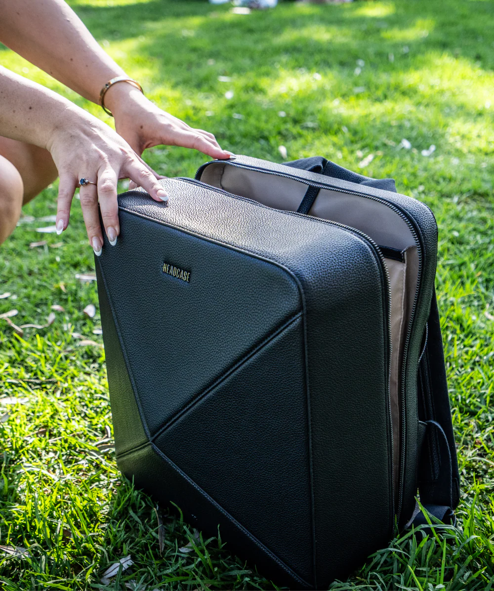 Byron Boho Noir – Weekender Hat Backpack by Headcase - fallenBROKENstreet