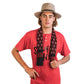 Front view of male model wearing The Dingo in Fawn. The hat’s tall crown and fawn colourway pair seamlessly with casual styling and travel-ready looks. Classic fedora silhouette by Fallenbrokenstreet.

