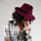 The DiNgo Felt Hat - Wine - fallenBROKENstreet