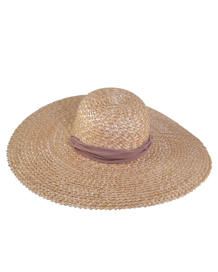 Chapéu de Palha Meadow - Rosa