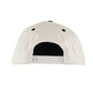 Rear view showing adjustable snapback closure

