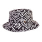 FlipSide Bucket Hat Aztec Reversible, cotton canvas bucket hat with wide brim.