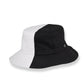 The FlipSide Bucket Hat Black White Kids by fallenBROKENstreet – side view