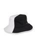 The FlipSide Bucket Hat Black White Kids by fallenBROKENstreet – side view