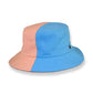 The FlipSide Bucket Hat – Kids – Paisley / Blue & Pink