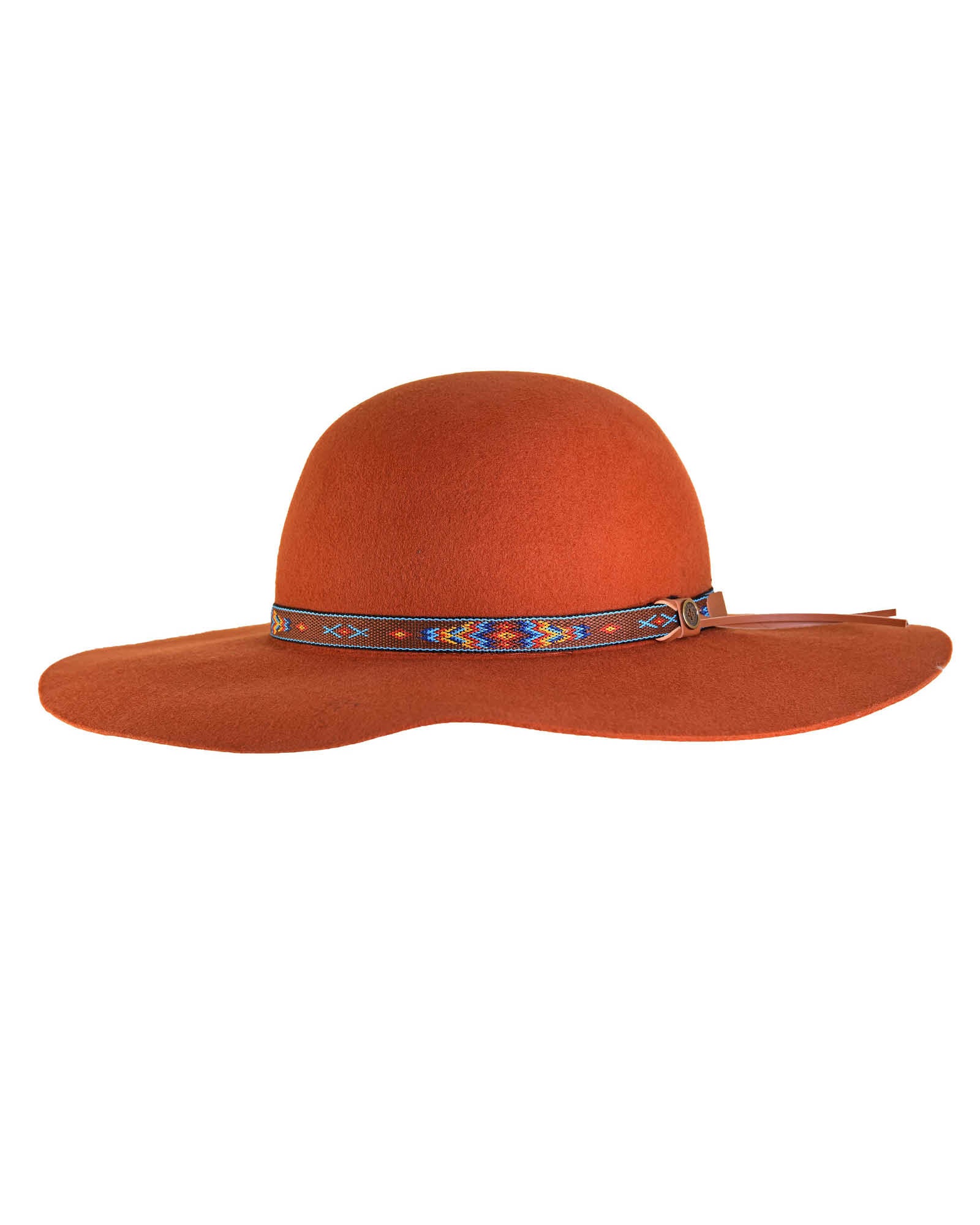 The Little Hippie Floppy Felt Hat - KIDS - BROWN