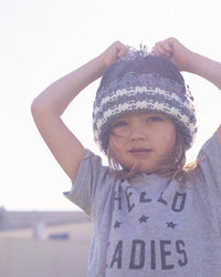 The Icecreamy dreams Beanie - KIDS - pink grey - fallenBROKENstreet
