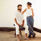 The Sonder Jean — Unisex Premium White Denim (Preorder)