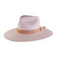 The Jose felt hat – front view with black suede band

