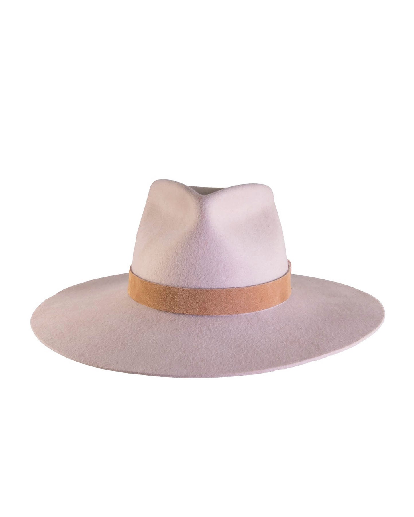 The Jose wool felt hat – styled with brown suede band

