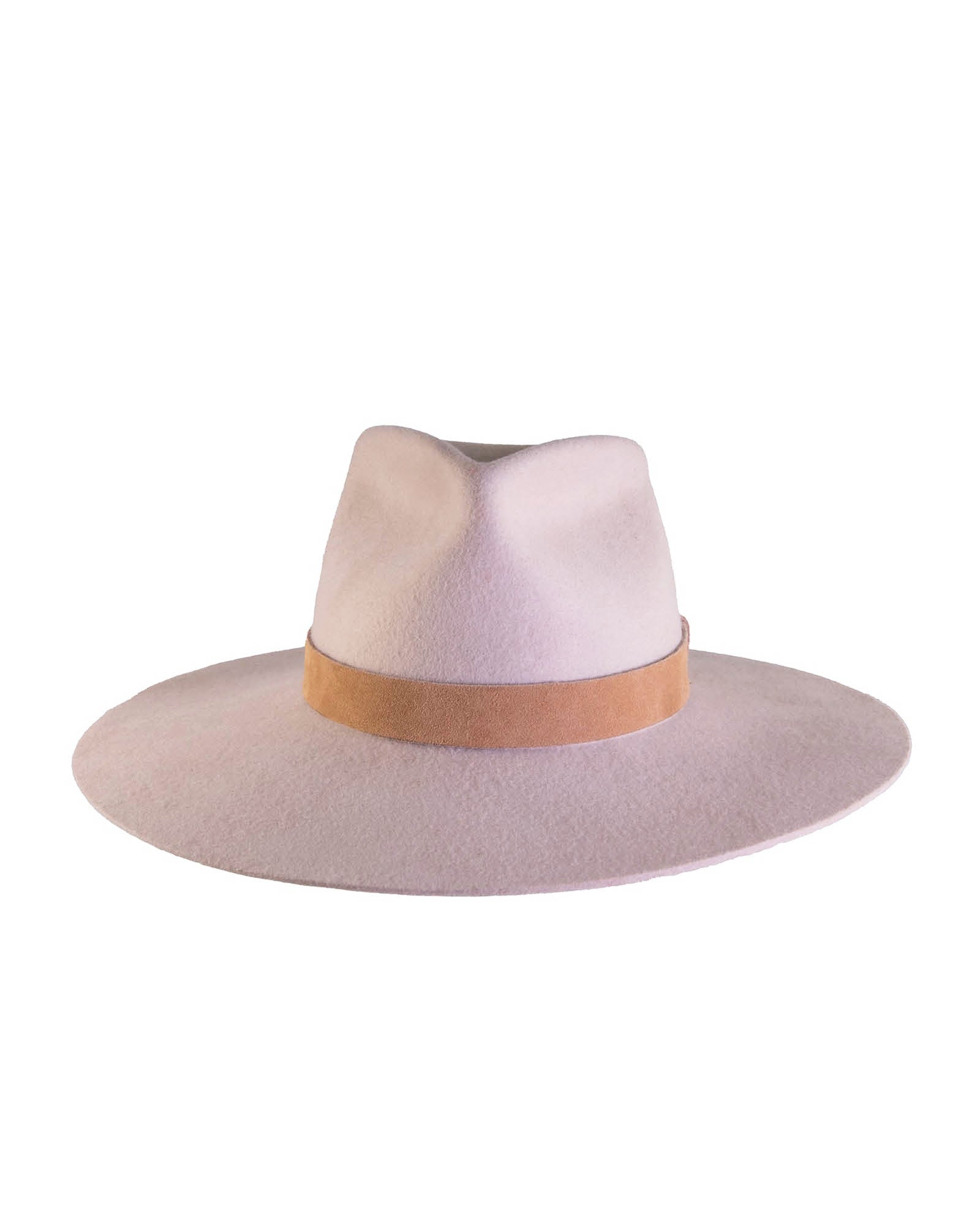 The Jose wool felt hat – styled with brown suede band

