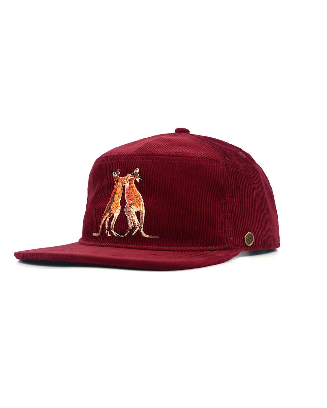 The Stash Cap – Kanga -  Wine Corduroy