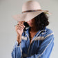 The Little Hippie Floppy Felt Hat - Cream