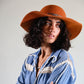 Chapeau en feutre souple The Little Hippie - Orange rouille