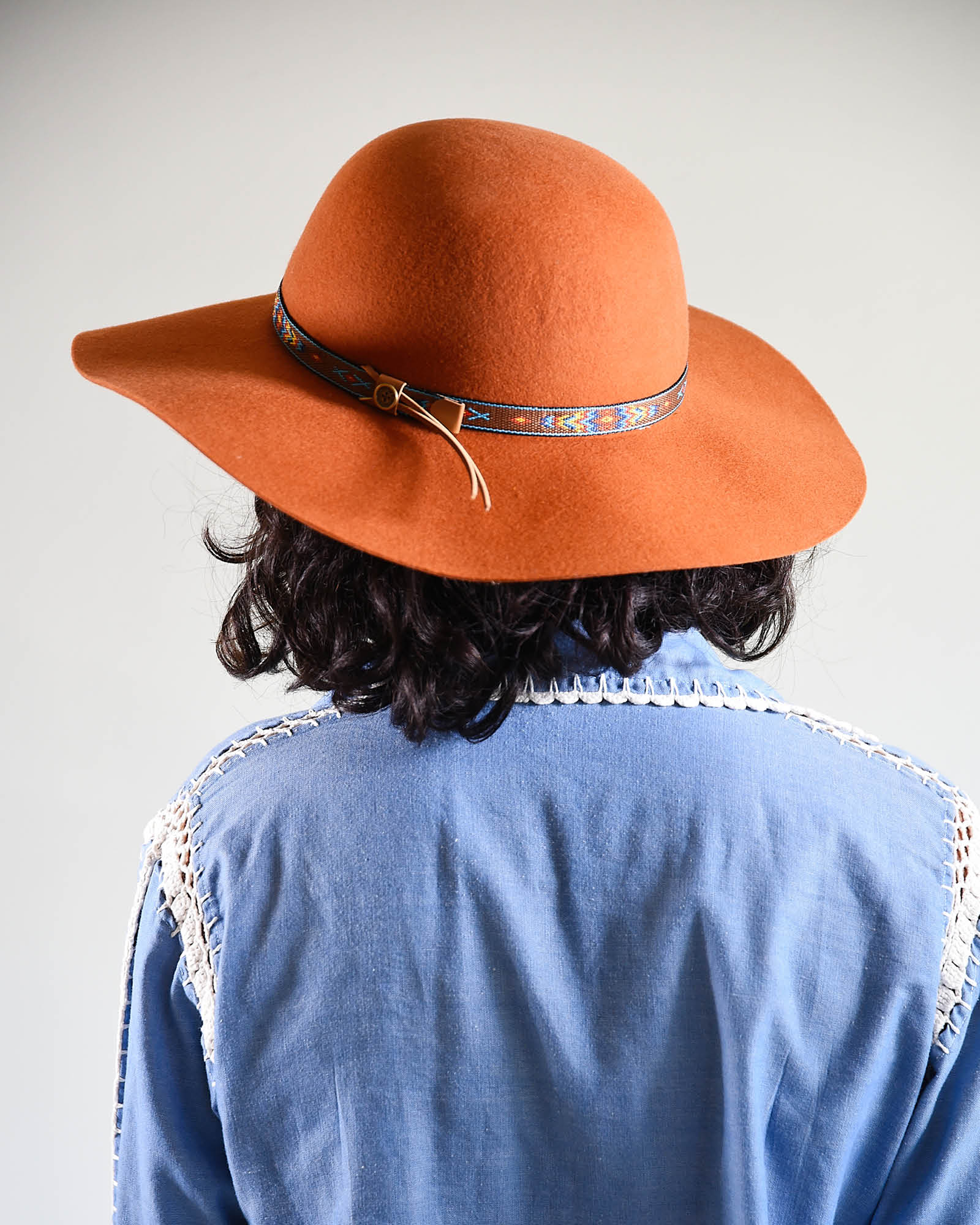 The Little Hippie Floppy Felt Hat Rusty Orange – fallenBROKENstreet