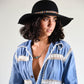 The Little Hippie Floppy Felt Hat - Black