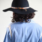 The Little Hippie Floppy Felt Hat - Black